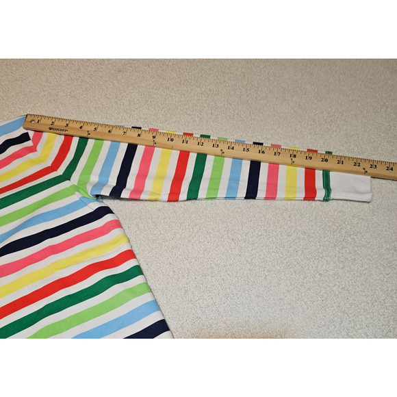 NWT Charter Club Women's Crewneck Fleece Sweatshirt Top Multicolor Stripe Small - Picture 8 of 10